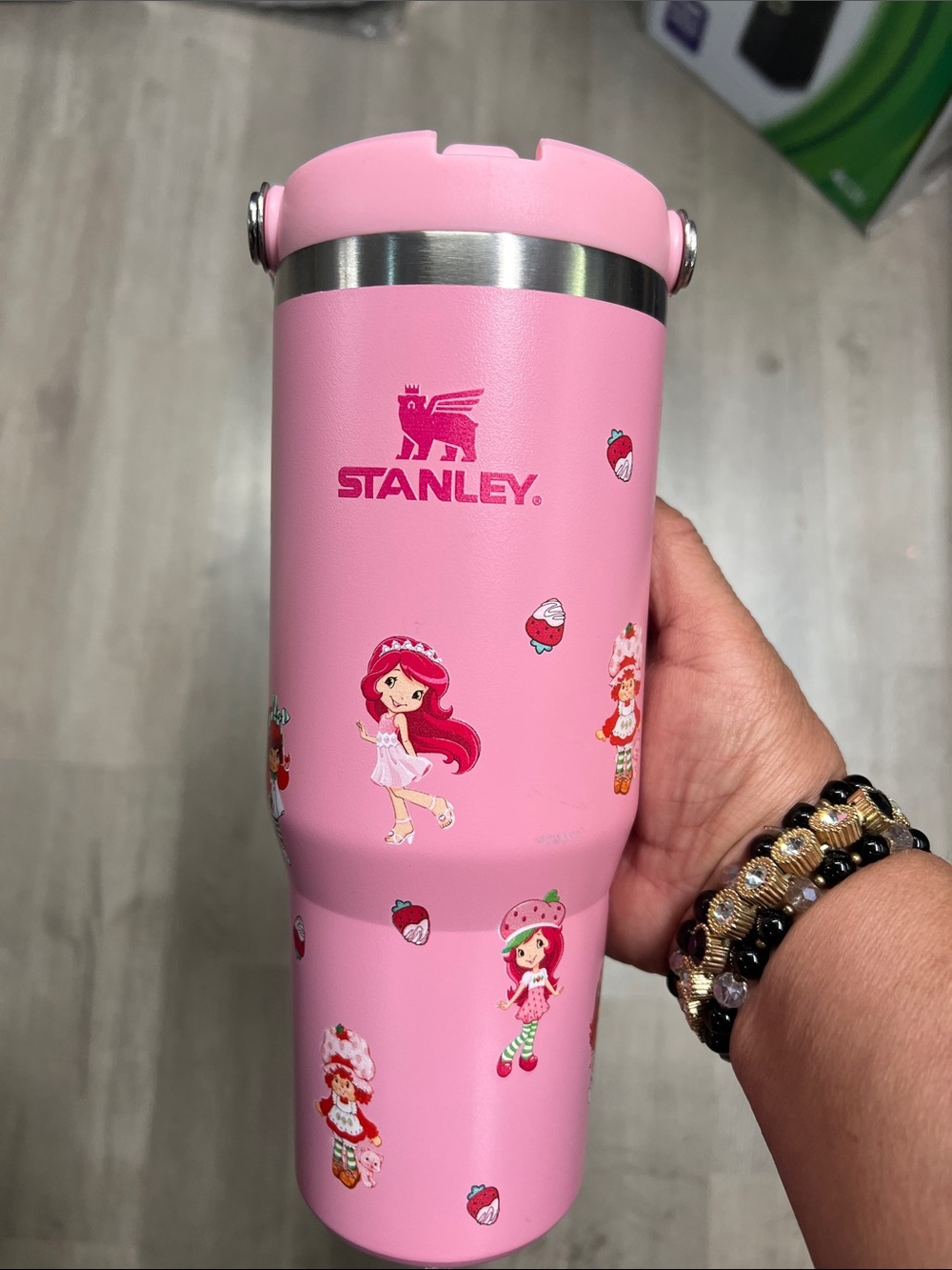 Stanley Pink Kids Strawberry Character Tumbler 30 0z